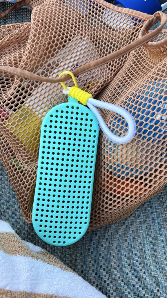 goggle case with drain holes