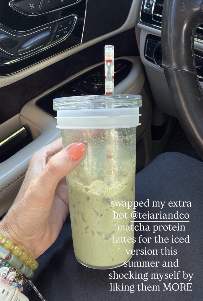 protein matcha latte