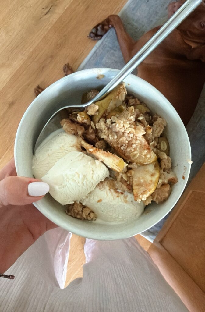 oatmeal apple crisp