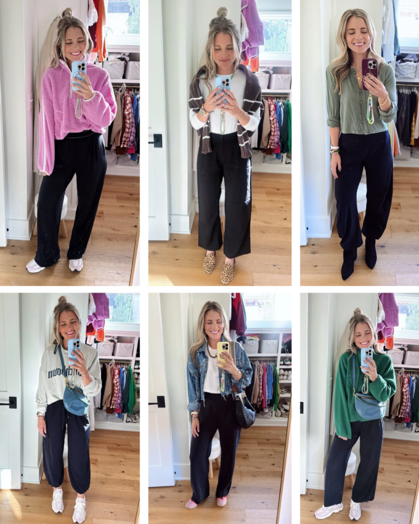 black pants for fall winter