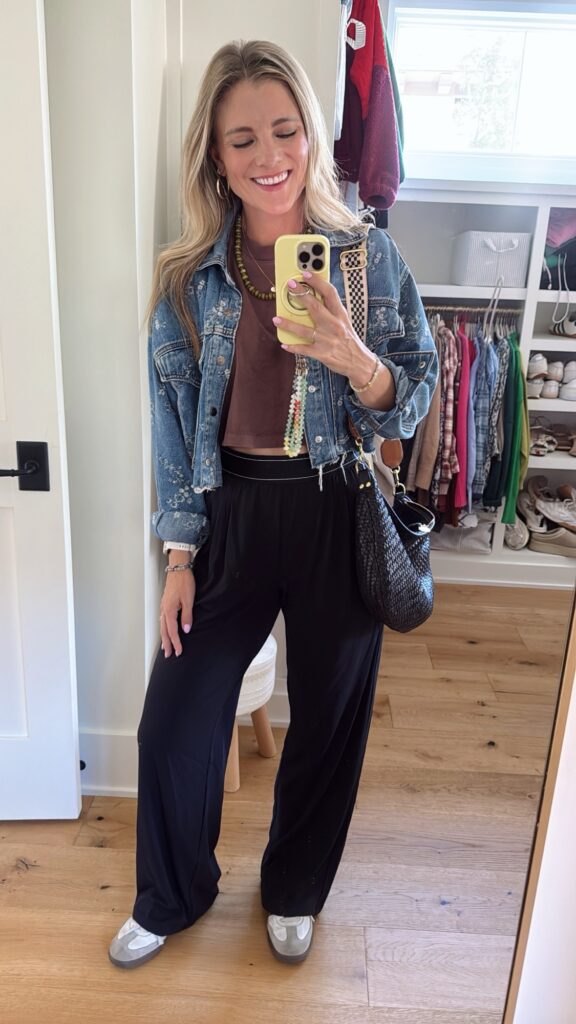 black amazon pants
