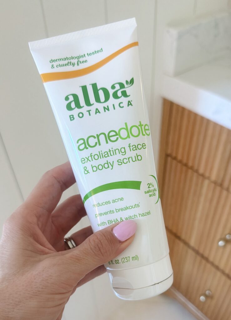alba botanics acne scrub